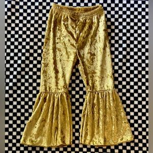Crushed Velvet toddler bell bottoms